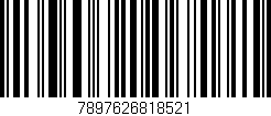 Código de barras (EAN, GTIN, SKU, ISBN): '7897626818521'