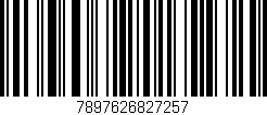 Código de barras (EAN, GTIN, SKU, ISBN): '7897626827257'