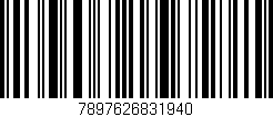 Código de barras (EAN, GTIN, SKU, ISBN): '7897626831940'