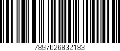 Código de barras (EAN, GTIN, SKU, ISBN): '7897626832183'