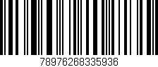 Código de barras (EAN, GTIN, SKU, ISBN): '78976268335936'