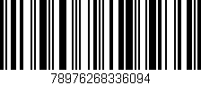 Código de barras (EAN, GTIN, SKU, ISBN): '78976268336094'