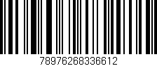 Código de barras (EAN, GTIN, SKU, ISBN): '78976268336612'