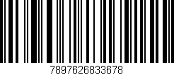 Código de barras (EAN, GTIN, SKU, ISBN): '7897626833678'