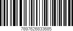 Código de barras (EAN, GTIN, SKU, ISBN): '7897626833685'