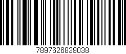 Código de barras (EAN, GTIN, SKU, ISBN): '7897626839038'