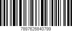Código de barras (EAN, GTIN, SKU, ISBN): '7897626840799'