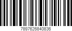 Código de barras (EAN, GTIN, SKU, ISBN): '7897626840836'
