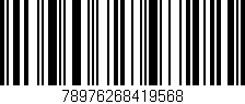 Código de barras (EAN, GTIN, SKU, ISBN): '78976268419568'