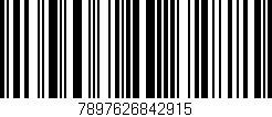Código de barras (EAN, GTIN, SKU, ISBN): '7897626842915'