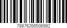 Código de barras (EAN, GTIN, SKU, ISBN): '78976268506992'