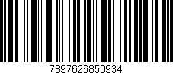 Código de barras (EAN, GTIN, SKU, ISBN): '7897626850934'