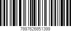 Código de barras (EAN, GTIN, SKU, ISBN): '7897626851399'