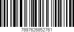 Código de barras (EAN, GTIN, SKU, ISBN): '7897626852761'