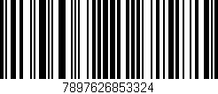 Código de barras (EAN, GTIN, SKU, ISBN): '7897626853324'