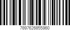 Código de barras (EAN, GTIN, SKU, ISBN): '7897626855960'