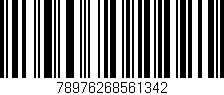 Código de barras (EAN, GTIN, SKU, ISBN): '78976268561342'