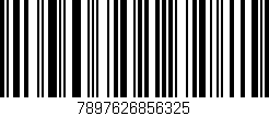 Código de barras (EAN, GTIN, SKU, ISBN): '7897626856325'