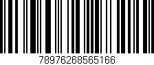 Código de barras (EAN, GTIN, SKU, ISBN): '78976268565166'