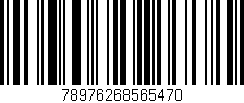 Código de barras (EAN, GTIN, SKU, ISBN): '78976268565470'