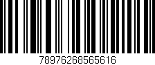 Código de barras (EAN, GTIN, SKU, ISBN): '78976268565616'