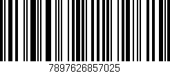Código de barras (EAN, GTIN, SKU, ISBN): '7897626857025'