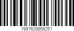 Código de barras (EAN, GTIN, SKU, ISBN): '7897626858251'