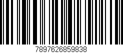 Código de barras (EAN, GTIN, SKU, ISBN): '7897626859838'