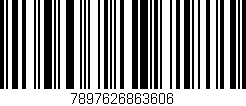 Código de barras (EAN, GTIN, SKU, ISBN): '7897626863606'