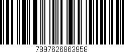 Código de barras (EAN, GTIN, SKU, ISBN): '7897626863958'