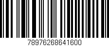 Código de barras (EAN, GTIN, SKU, ISBN): '78976268641600'