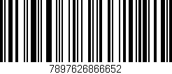 Código de barras (EAN, GTIN, SKU, ISBN): '7897626866652'
