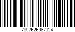 Código de barras (EAN, GTIN, SKU, ISBN): '7897626867024'
