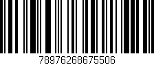 Código de barras (EAN, GTIN, SKU, ISBN): '78976268675506'