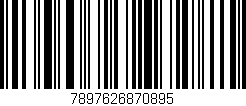 Código de barras (EAN, GTIN, SKU, ISBN): '7897626870895'