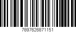 Código de barras (EAN, GTIN, SKU, ISBN): '7897626871151'