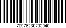 Código de barras (EAN, GTIN, SKU, ISBN): '78976268733848'