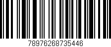Código de barras (EAN, GTIN, SKU, ISBN): '78976268735446'