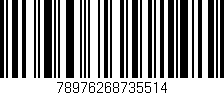 Código de barras (EAN, GTIN, SKU, ISBN): '78976268735514'