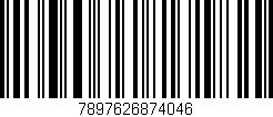 Código de barras (EAN, GTIN, SKU, ISBN): '7897626874046'