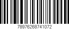 Código de barras (EAN, GTIN, SKU, ISBN): '78976268741072'