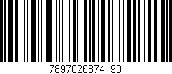 Código de barras (EAN, GTIN, SKU, ISBN): '7897626874190'