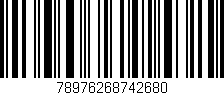 Código de barras (EAN, GTIN, SKU, ISBN): '78976268742680'