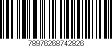 Código de barras (EAN, GTIN, SKU, ISBN): '78976268742826'