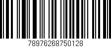 Código de barras (EAN, GTIN, SKU, ISBN): '78976268750128'