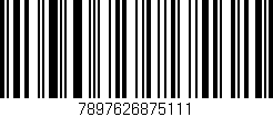 Código de barras (EAN, GTIN, SKU, ISBN): '7897626875111'