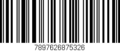 Código de barras (EAN, GTIN, SKU, ISBN): '7897626875326'