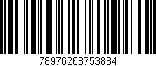 Código de barras (EAN, GTIN, SKU, ISBN): '78976268753884'