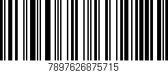 Código de barras (EAN, GTIN, SKU, ISBN): '7897626875715'