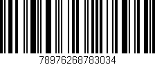 Código de barras (EAN, GTIN, SKU, ISBN): '78976268783034'